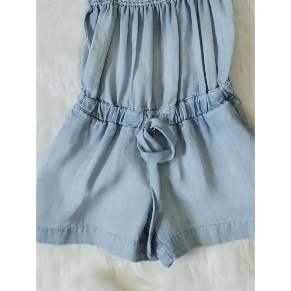 NWT Cloth & Stone Sweet Chambray Romper - 2T